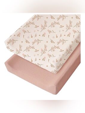 Konssy Changing Pad Cover 100% Muslin Cotton